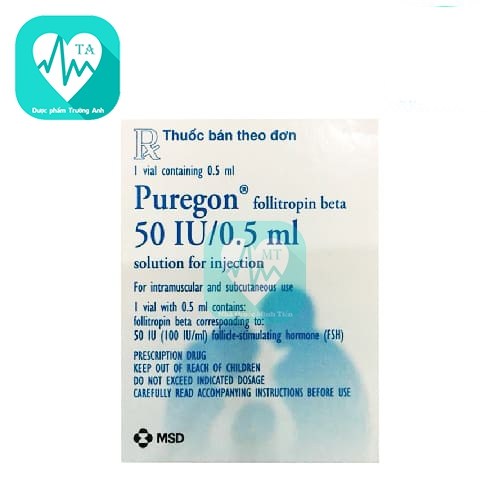 Puregon 50IU/0,5ml MSD - Thuốc điều trị vô sinh ở phụ nữ