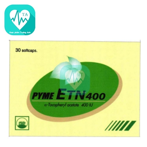 Pyme ETN400 Pymepharco - Giúp bổ sung vitamin E hiệu quả