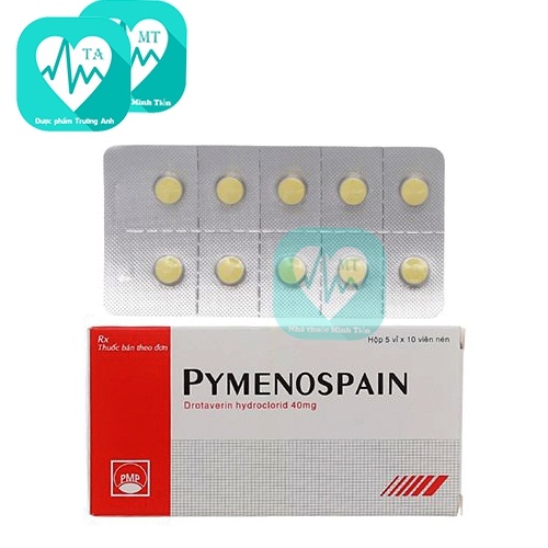 Pymenospain 40mg Pymepharco (viên) - Thuốc điều trị cơn co thắt, đau quặn 