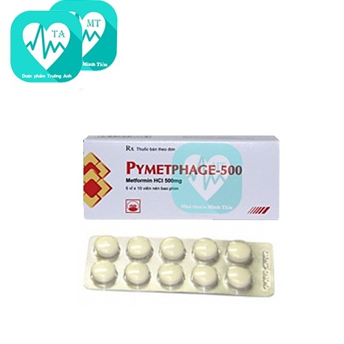Pymetphage-500 Pymepharco - Thuốc điều trị tiểu đường type 2