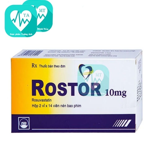 Rostor 10 Pymepharco - Thuốc điều trị tăng cholesterol hiệu quả