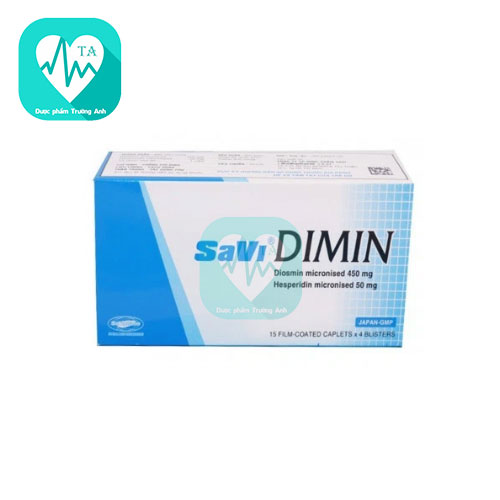 Savi Dimin - Điều trị triệu chứng suy tĩnh mạch, mạch bạch huyết