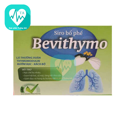 SIRO BỔ PHẾ BEVITHYMO Herbitech - Hỗ trợ giảm ho, giảm rát họng