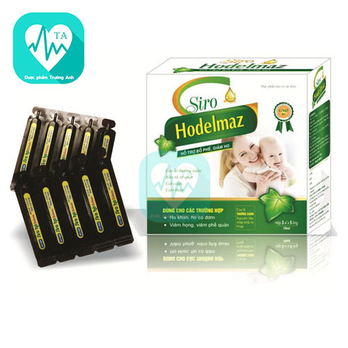 Siro Hodelmaz Syntech - Hỗ trợ bổ phế, giảm ho, giảm đau rát họng
