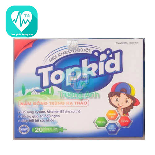 Siro Topkid Nanofrance - Giúp bổ sung vitamin & khoáng chất 