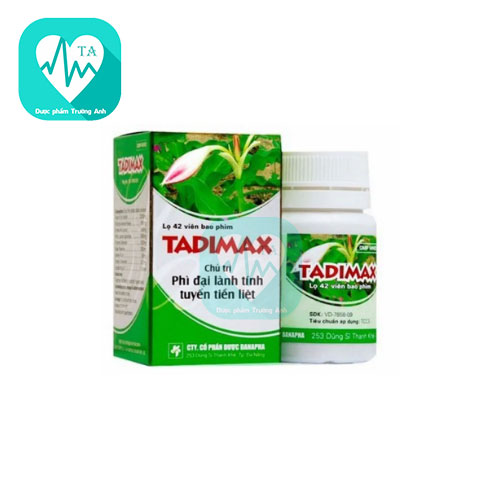 Tadimax Danapha - Điều trị phì đại lành tính tuyến tiền liệt