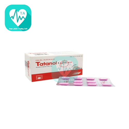 Tatanol children 325mg Pymepharco - Điều trị giảm đau, hạ sốt 