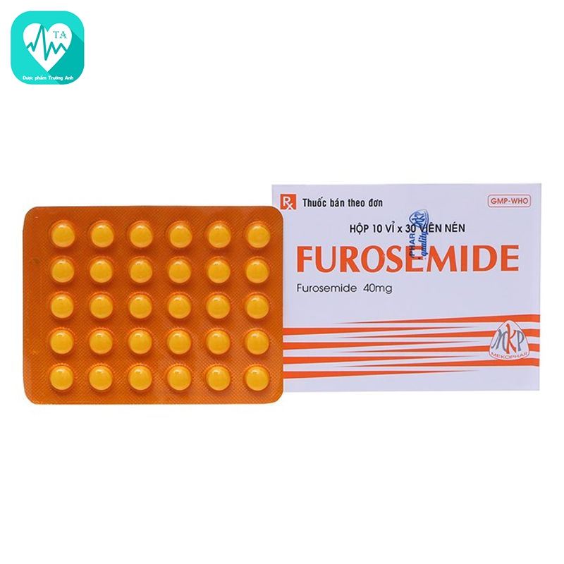 Thuốc Furosemide 40mg Mekophar