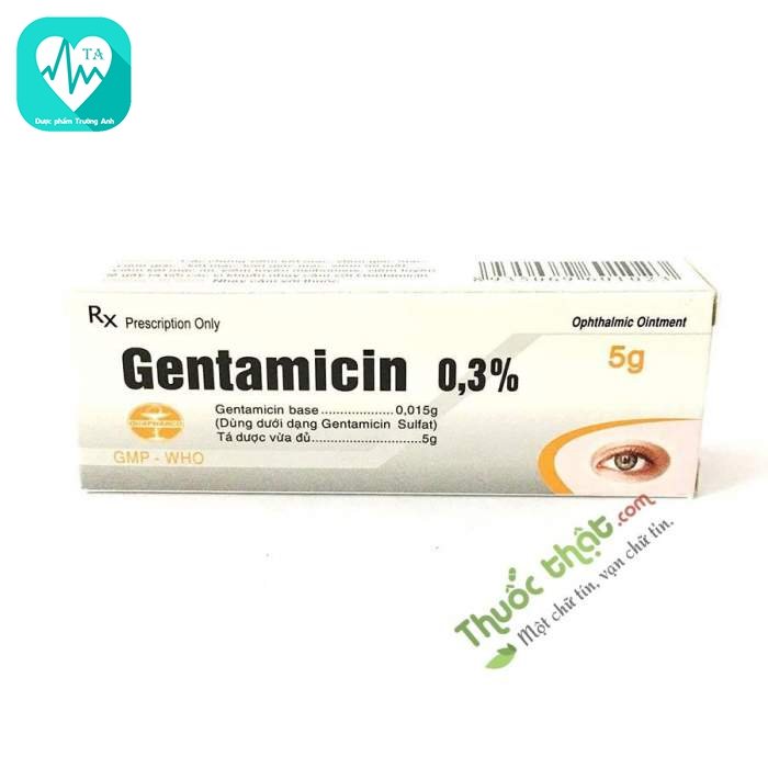 Thuốc Gentamicin 0.3% 10g