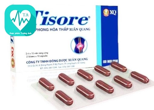 Tisore - Giúp điều trị đau nhức cơ gân và khớp xương hiệu quả