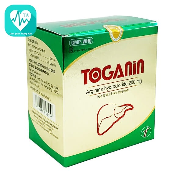 Toganin 200mg - Giúp điều trị suy giảm chức năng gan hiệu quả