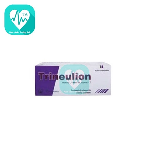 Trineulion Pymepharco - Thuốc phòng, điều trị tình trạng thiếu Vitamin nhóm B