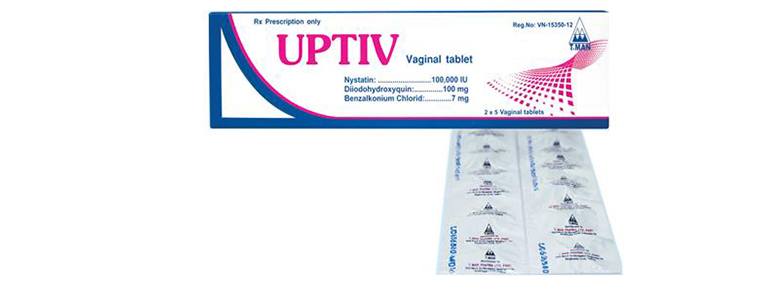 Uptiv - Thuốc điều trị viêm đường âm đạo hiệu quả của ThaiLand