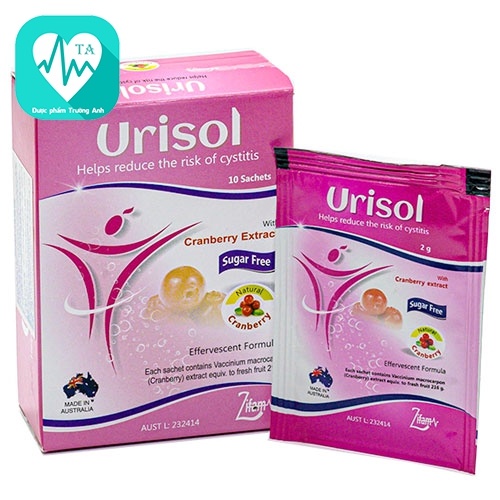 Urisol - Giúp điều trị nhiễm trùng đường tiết niệu của Australia