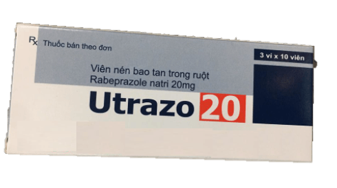 Utrazo 20 - Thuốc điều trị viêm loét dạ dày - tá tràng của Ấn Độ