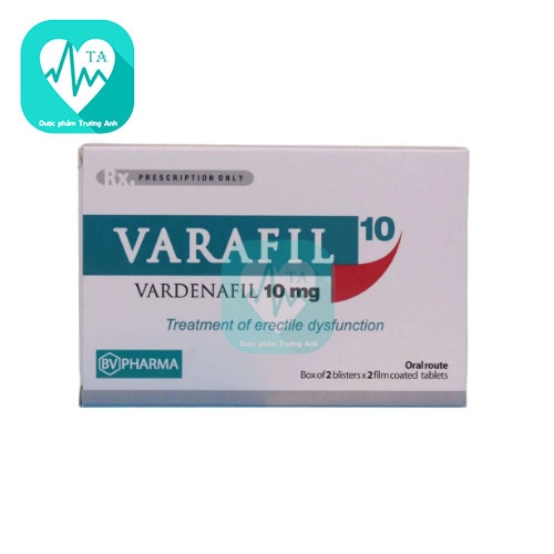 Varafil 10 BV Pharma - Điều trị rối loạn cương dương hiệu quả