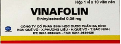 Vinafolin - Thuốc cân bằng nội tiết tố nữ hiệu quả