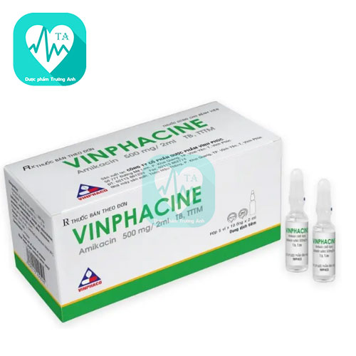 Vinphacine 500mg/2ml - Thuốc điều trị nhiễm khuẩn nặng 