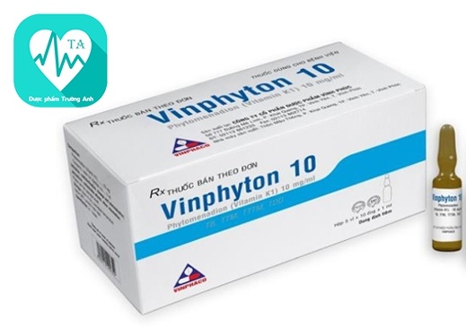 Vinphyton 10mg - Thuốc điều trị chảy máu hiệu quả của VINPHACO