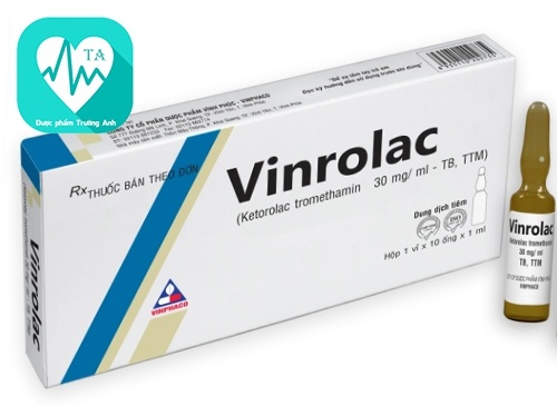 Vinrolac - Thuốc tiêm hạ sốt giảm đau của Vinphaco