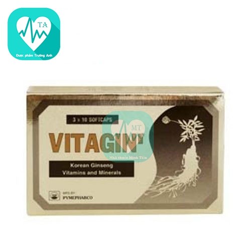Vitagini Pymepharco - Viên uống bổ sung Vitamin và chất khoáng
