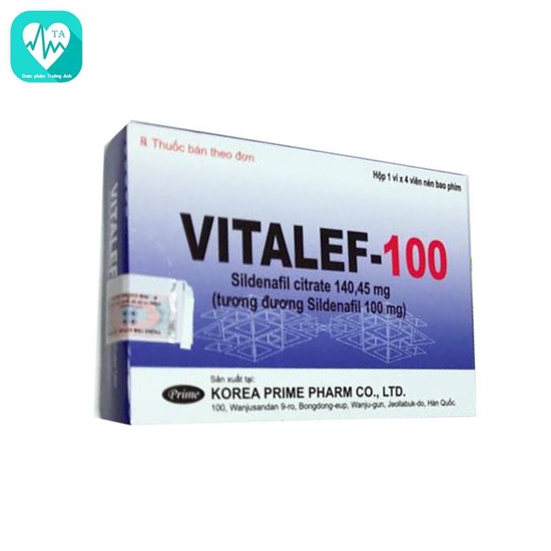 Vitalef-100 - Thuốc điều trị rối loạn cương dương của Korea