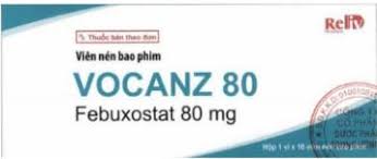 Vocanz 80mg - Thuốc điều trị tăng acid uric máu hiệu quả của TW2
