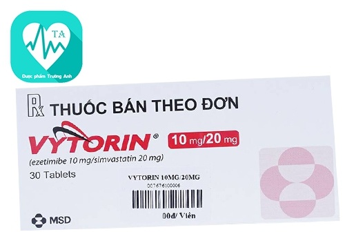 Vytorin 10/20 mg - Thuốc điều trị tăng lipid máu của Mỹ