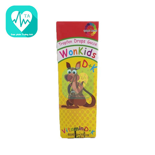 WonKids D+K - Giúp bổ sung Vitamin D3 và K2 cho trẻ
