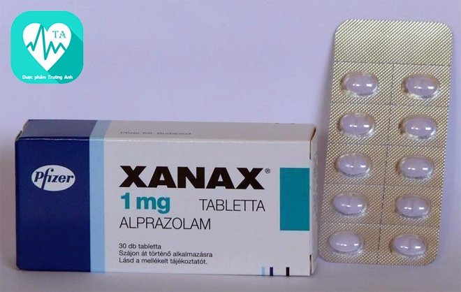 Xanax 1 mg - Thuốc điều trị lo âu, trầm cảm của Mỹ