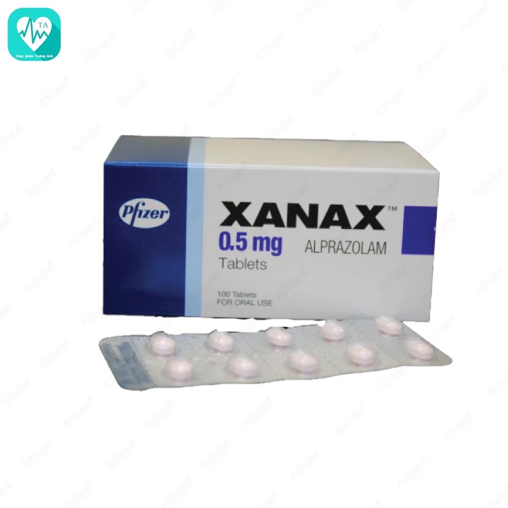 Xanax 0.5 mg - Thuốc điều trị trầm cảm, lo âu của Mỹ