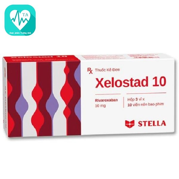 Xelostad 10 - Thuốc phòng ngừa thuyên tắc huyết khối tĩnh mạch của Stada
