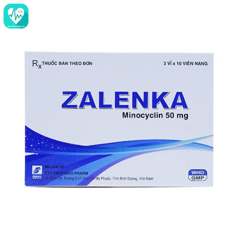 Zalenka - Thuốc điều trị nhiễm trùng hiệu quả của Davipharm